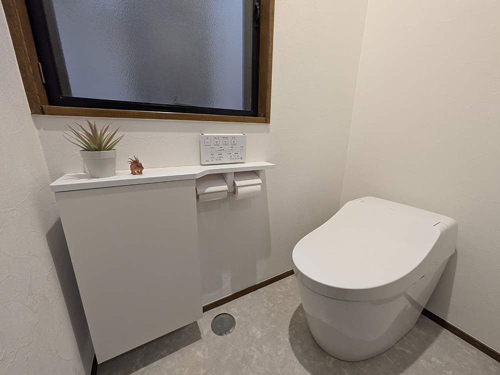 機能的なトイレへリフォーム　高松市桜町